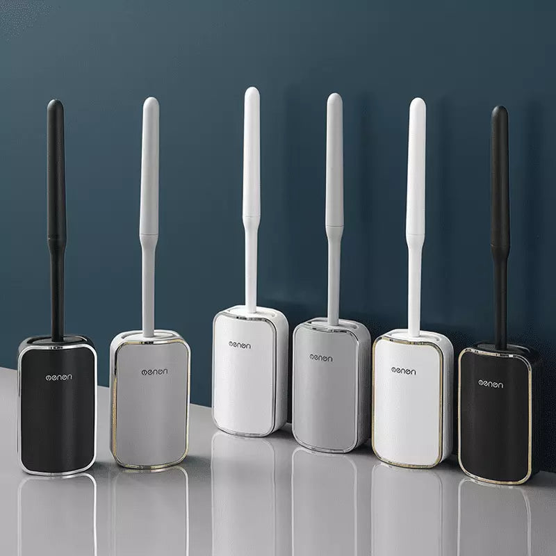 Escova Sanitária para Banheiro Silicone com Suporte Polihousi 22