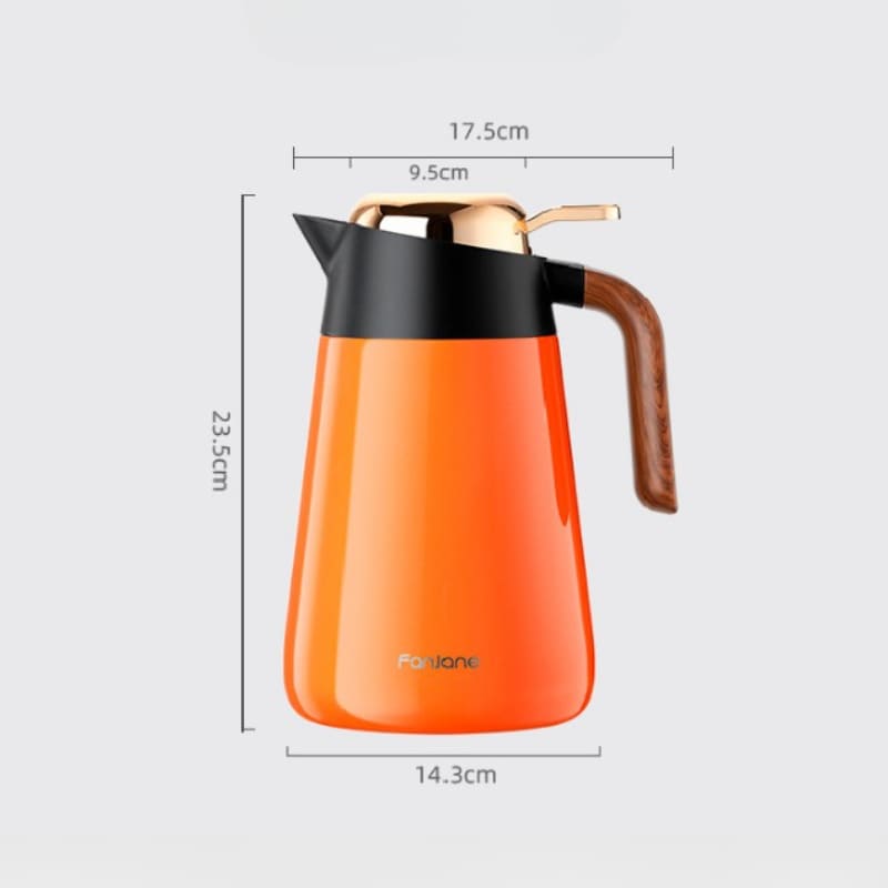 Garrafa Térmica Café Chá Inox 1.6L Polihousi 12