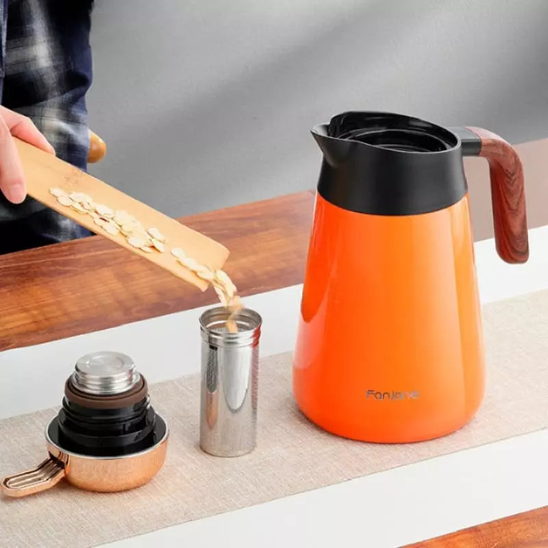 Garrafa Térmica Café Chá Inox 1.6L Polihousi 3