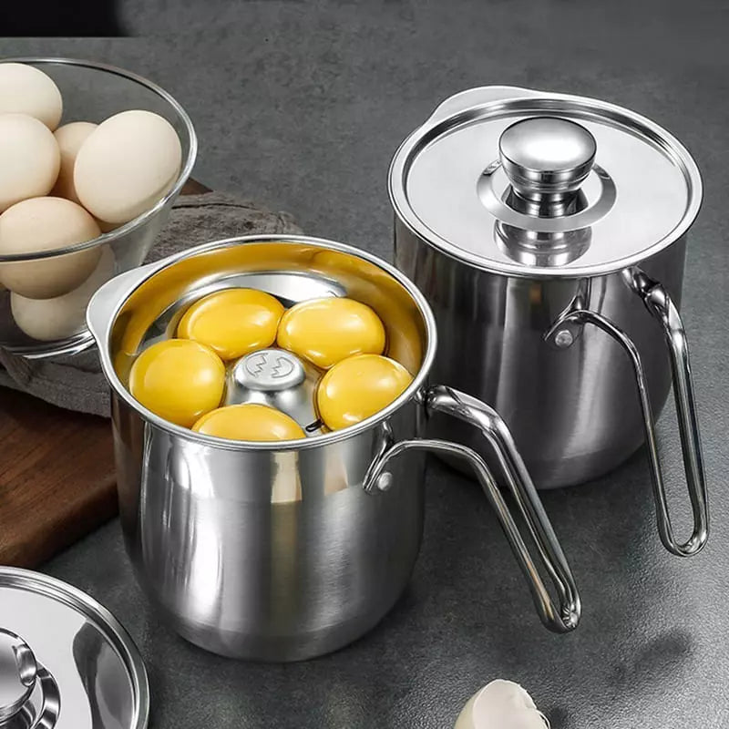Jarra de Inox Separador de Gema com Tampa Polihousi 5