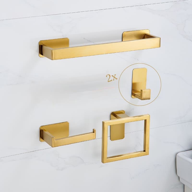 Kit Acessórios para Banheiro Inox 5 Peças Polihousi 11