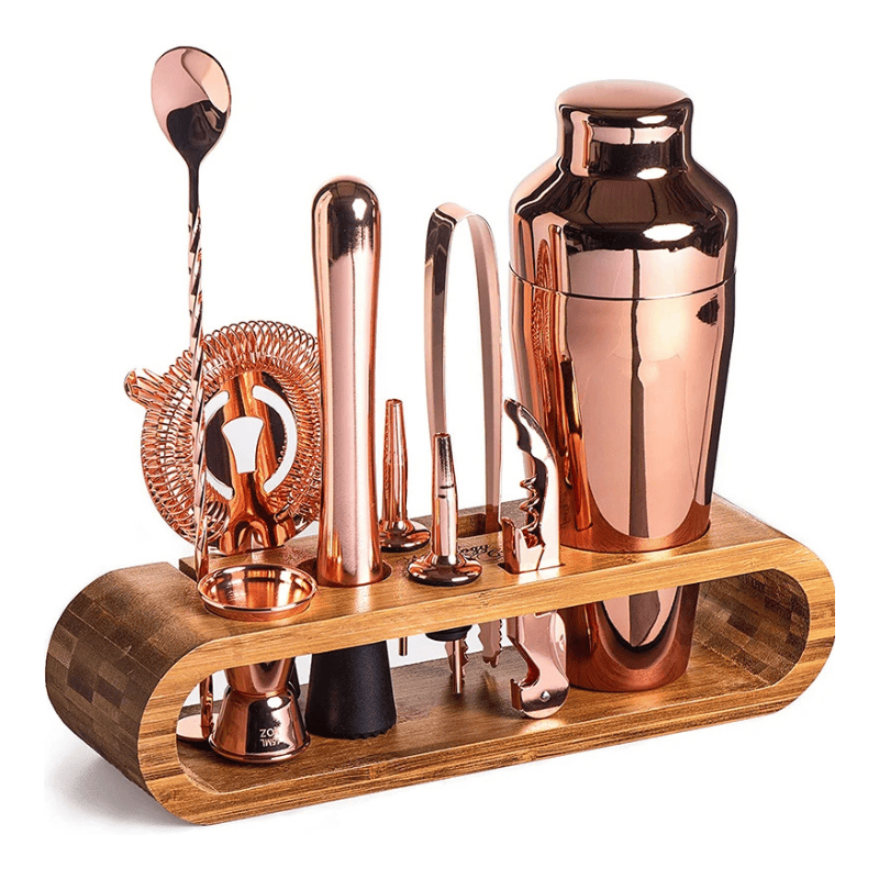 Kit Coqueteleira Inox Drinks Cocktails Bar em Casa Polihousi 12