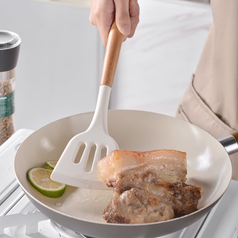 Kit Utensílios de Cozinha 14 Peças Silicone Com Organizador Polihousi 2