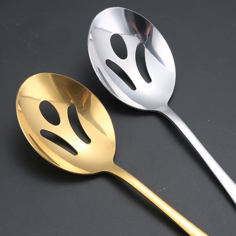 Kit Utensílios de Cozinha 6 Peças Inox Dourado Polihousi 3