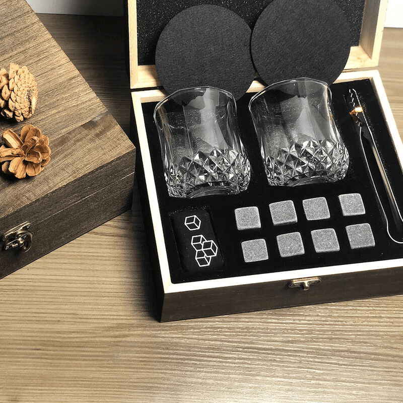 Kit Whisky Copos Cubo de Gelo Pegador Bar em Casa Polihousi 3