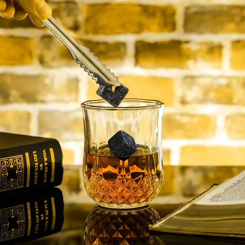 Kit Whisky Copos Cubo de Gelo Pegador Bar em Casa Polihousi 4