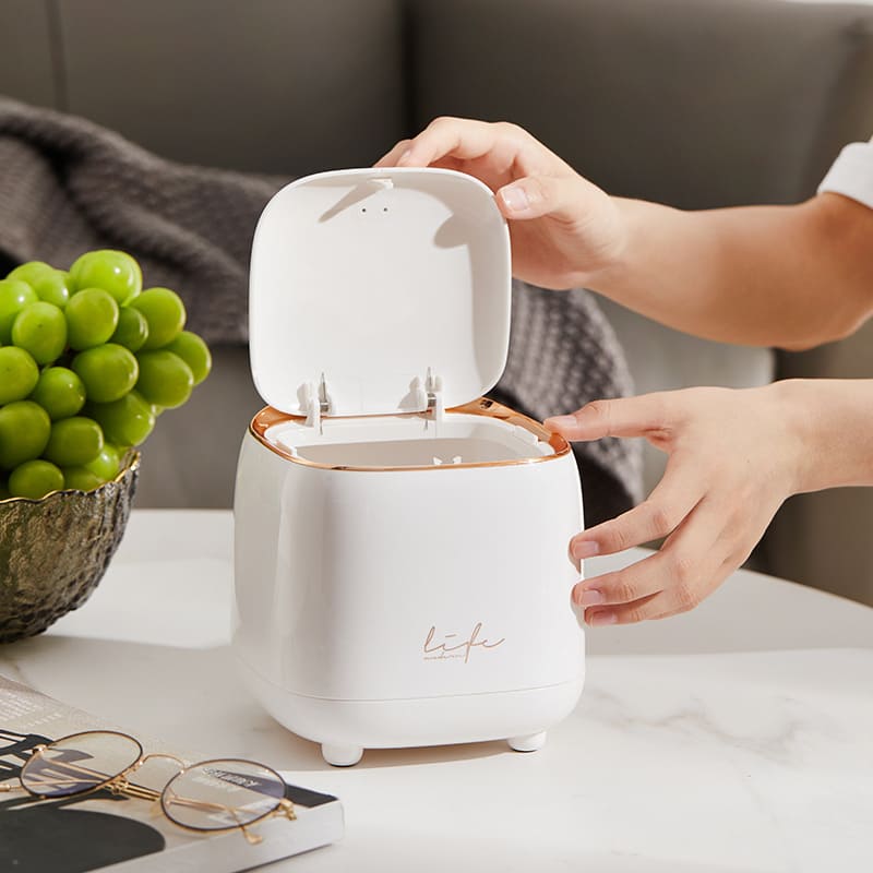 Lixeira de Mesa Luxo Decorativa Polihousi 2