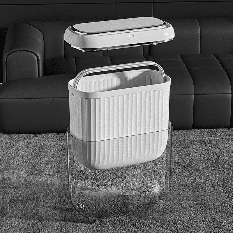 Lixeira para Banheiro e Cozinha Acrílico Automática com Sensor Polihousi 6