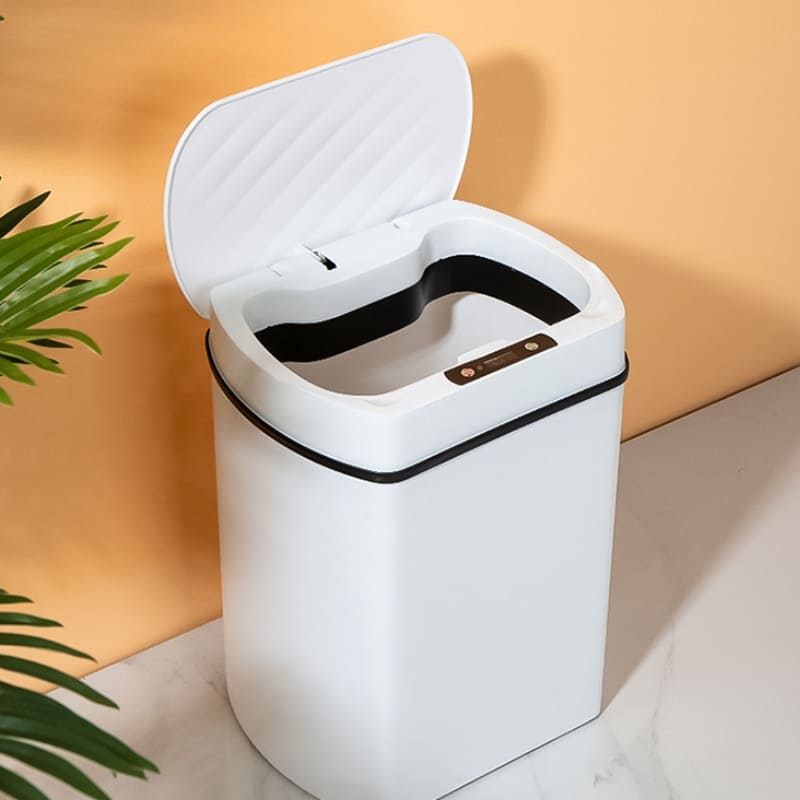 Lixeira para Banheiro e Cozinha Automática com Sensor 15L Polihousi 5