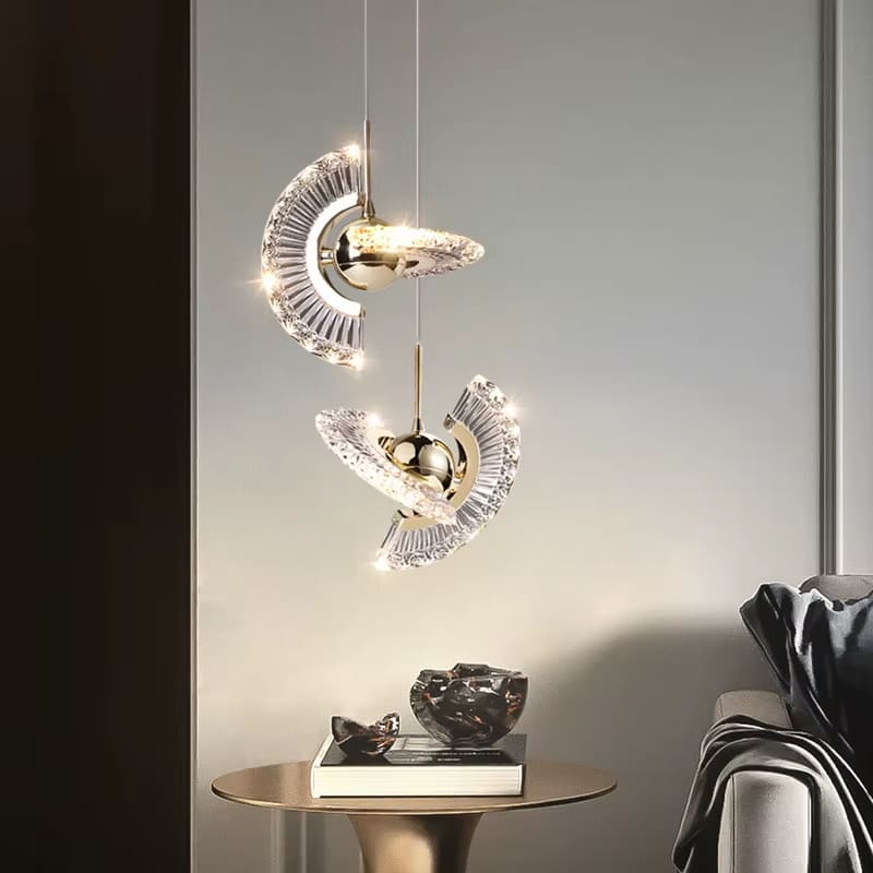Luminaria Lustre Pendente LED Nordica Luxo 4 em 1 Polihousi 1