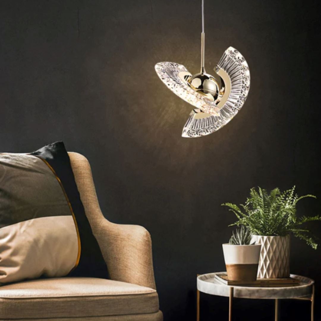 Luminaria Lustre Pendente LED Nordica Luxo 4 em 1 Polihousi 2