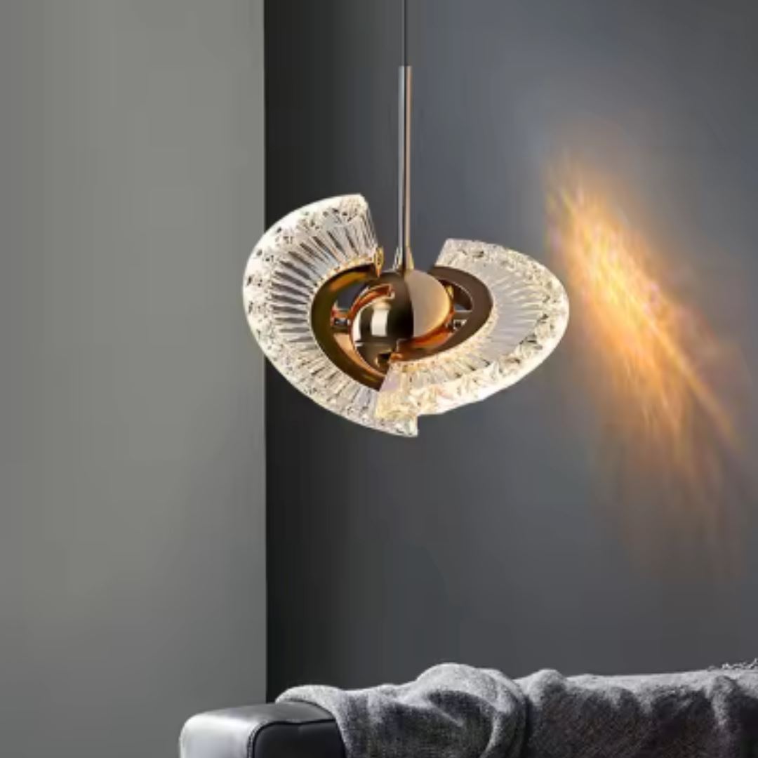 Luminaria Lustre Pendente LED Nordica Luxo 4 em 1 Polihousi 4