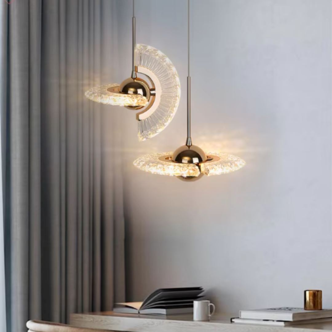 Luminaria Lustre Pendente LED Nordica Luxo 4 em 1 Polihousi 5