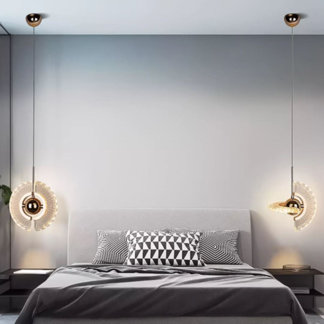Luminaria Lustre Pendente LED Nordica Luxo 4 em 1 Polihousi 6