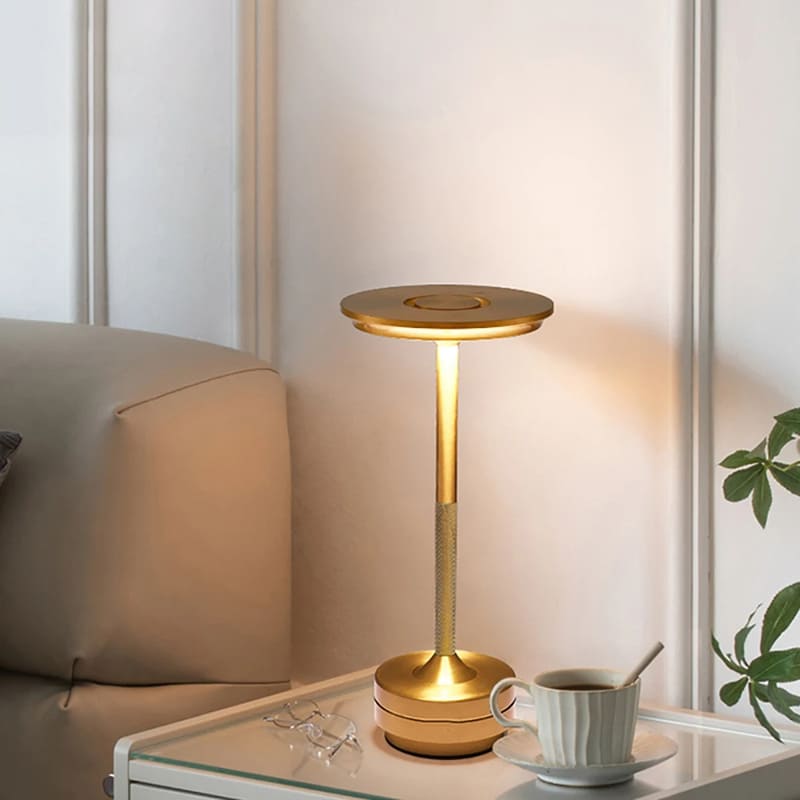 Luminária de Mesa LED Sem Fio Metal Recarregável Polihousi 1