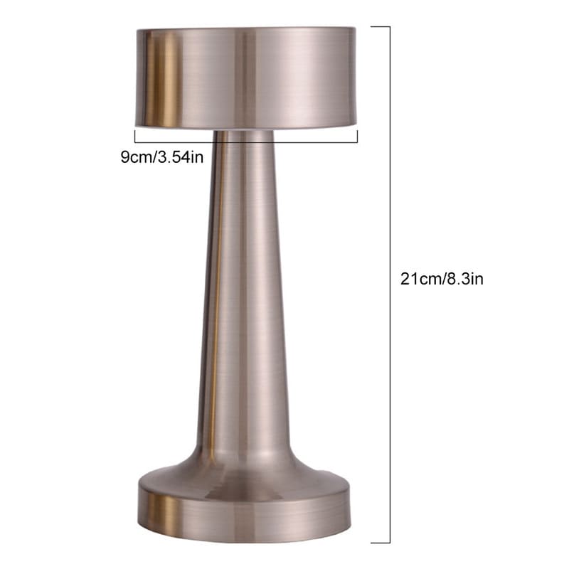 Luminária de Mesa LED Decoração Retrô Recarregável Polihousi 13