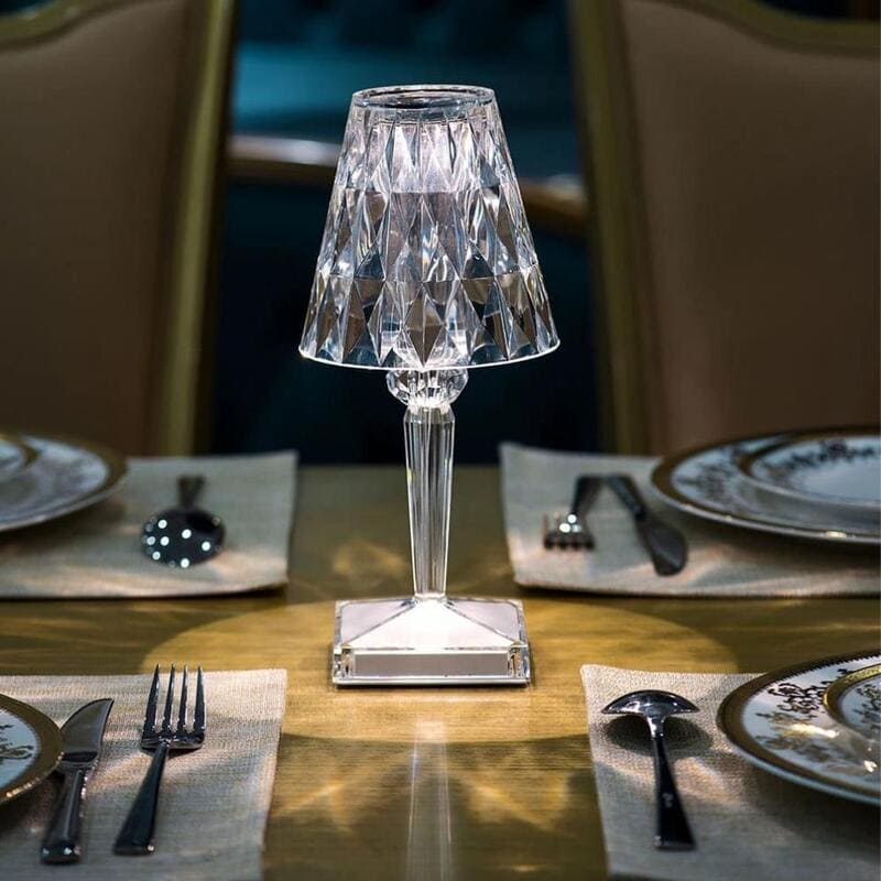 Luminária de Mesa LED Diamante USB 3 em 1 Sem Fio Polihousi 1