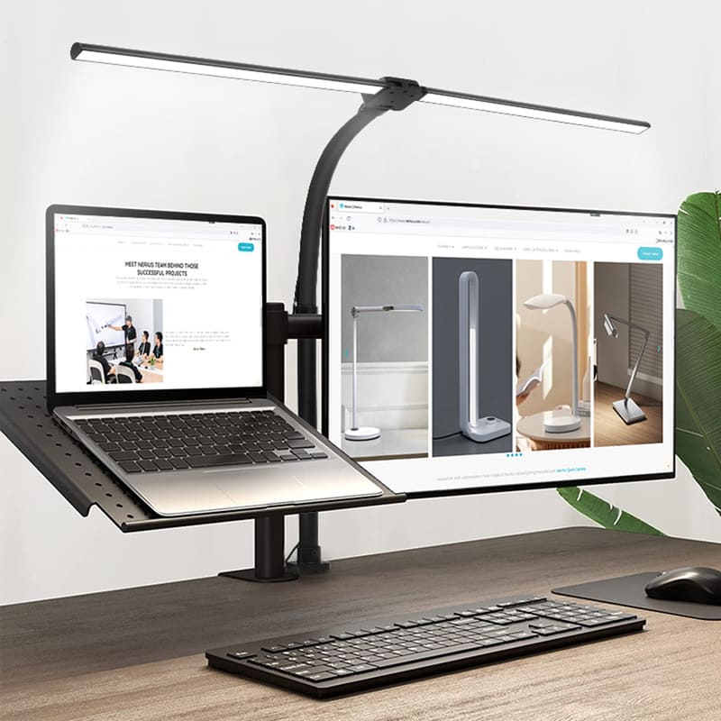 Luminária de Mesa LED Escritório Fléxivel Alumínio Polihousi 1