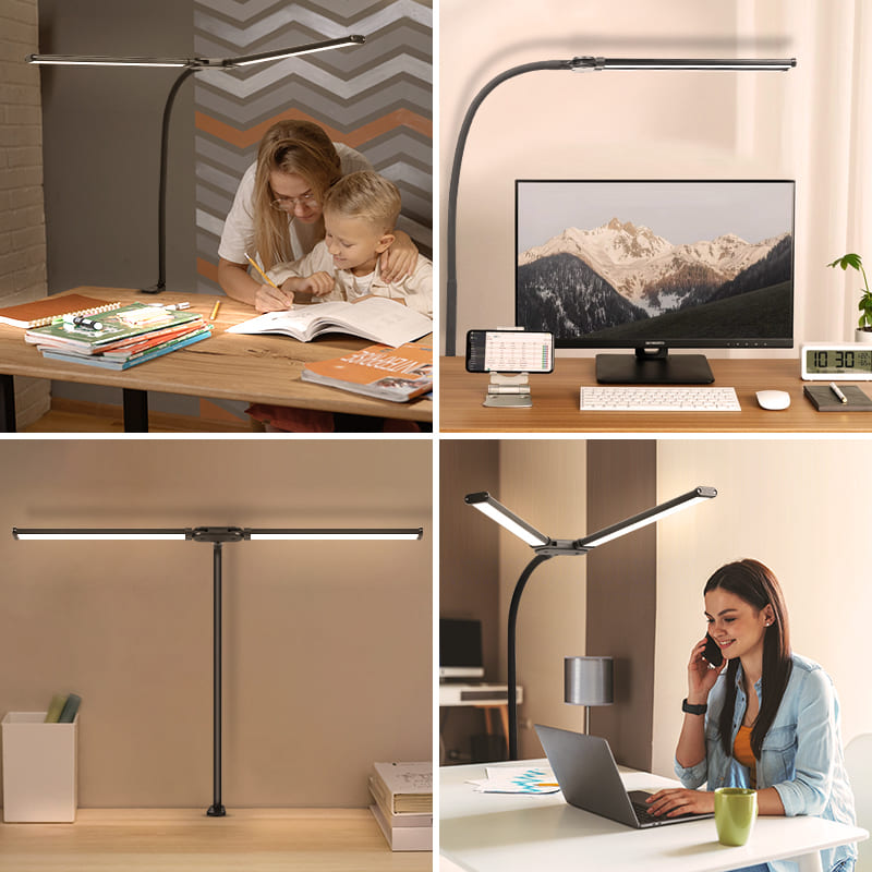 Luminária de Mesa LED Escritório Fléxivel Alumínio Polihousi 2