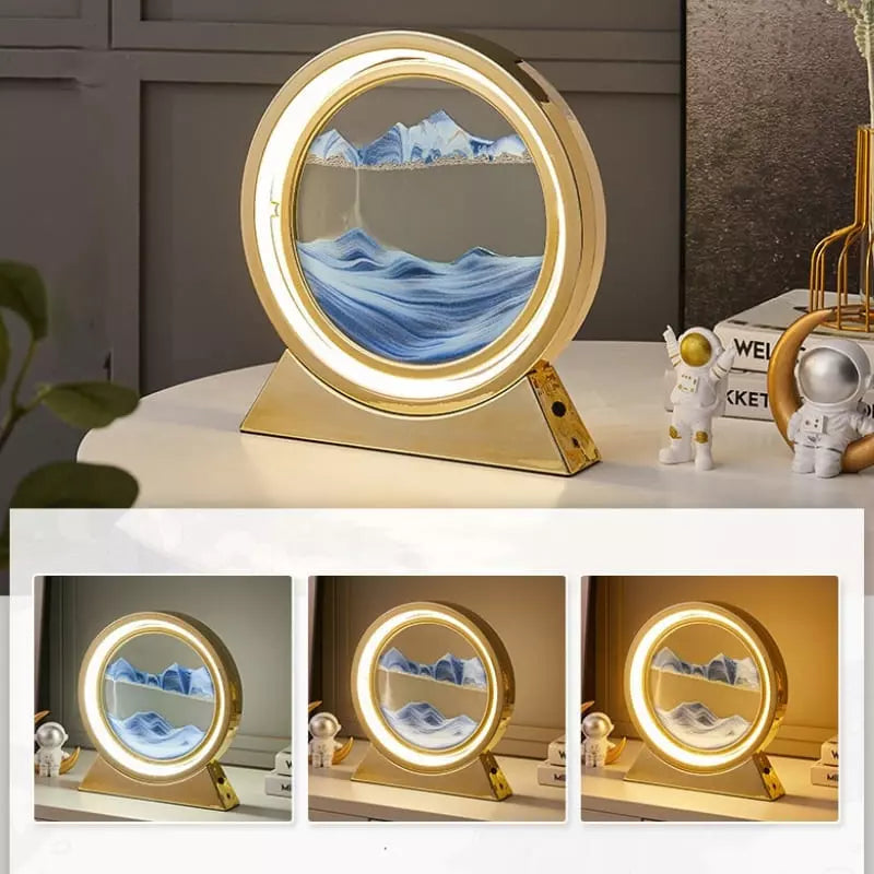 Luminária de Mesa e Abajur Ampulheta LED Decorativa Polihousi 15