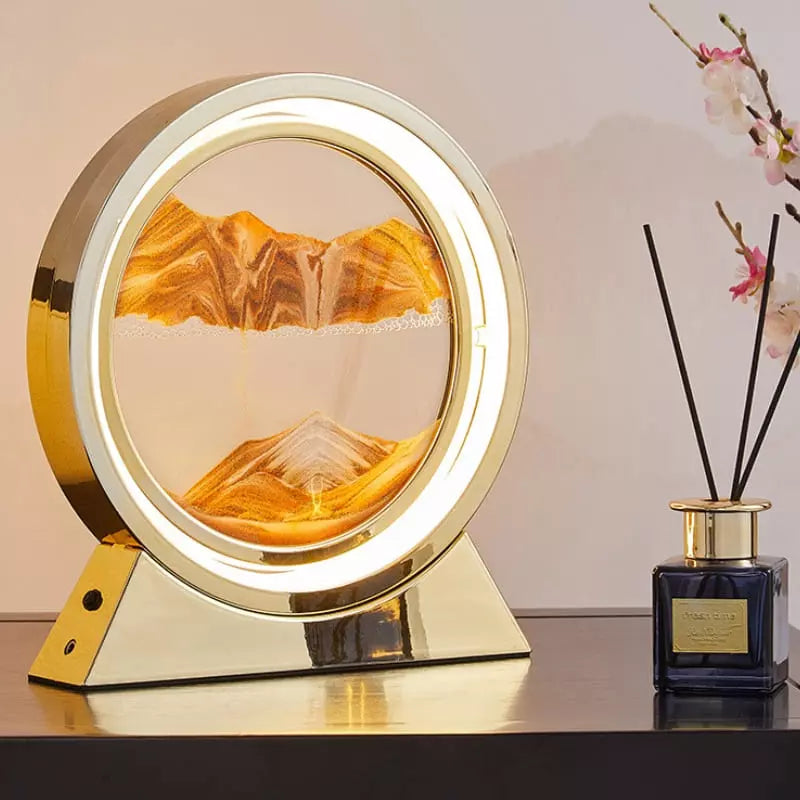 Luminária de Mesa e Abajur Ampulheta LED Decorativa Polihousi 18