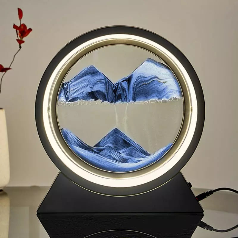 Luminária de Mesa e Abajur Ampulheta LED Decorativa Polihousi 9