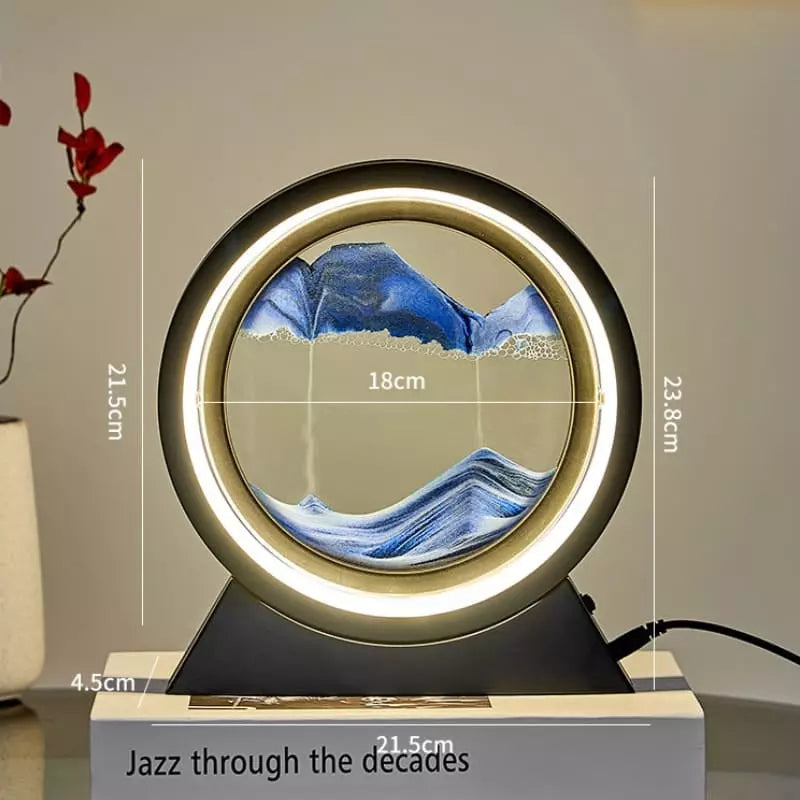 Luminária de Mesa e Abajur Ampulheta LED Decorativa Polihousi 20