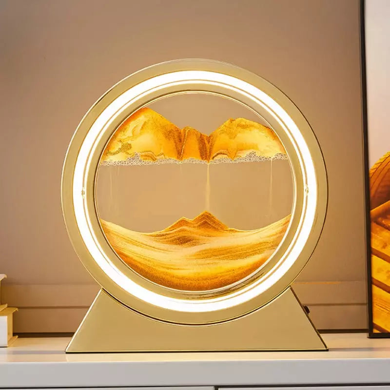 Luminária de Mesa e Abajur Ampulheta LED Decorativa Polihousi 11