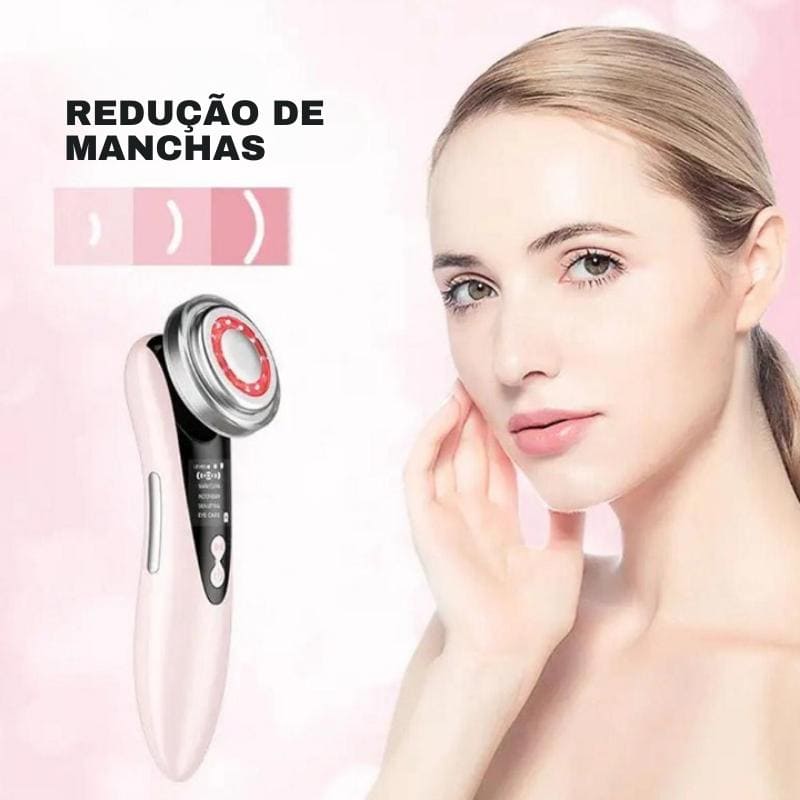 Massageador Elétrico Facial Aparelho de Massagem Multifuncional Polihousi 3