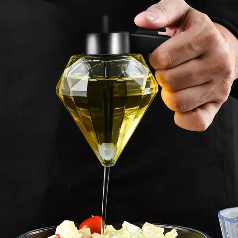Meleira de Vidro Porta Mel Dispenser com Base Inox Polihousi 7