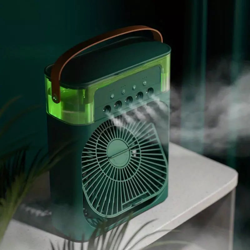 Mini Ar Condicionado Ventilador de Mesa Umidificador Polihousi 2