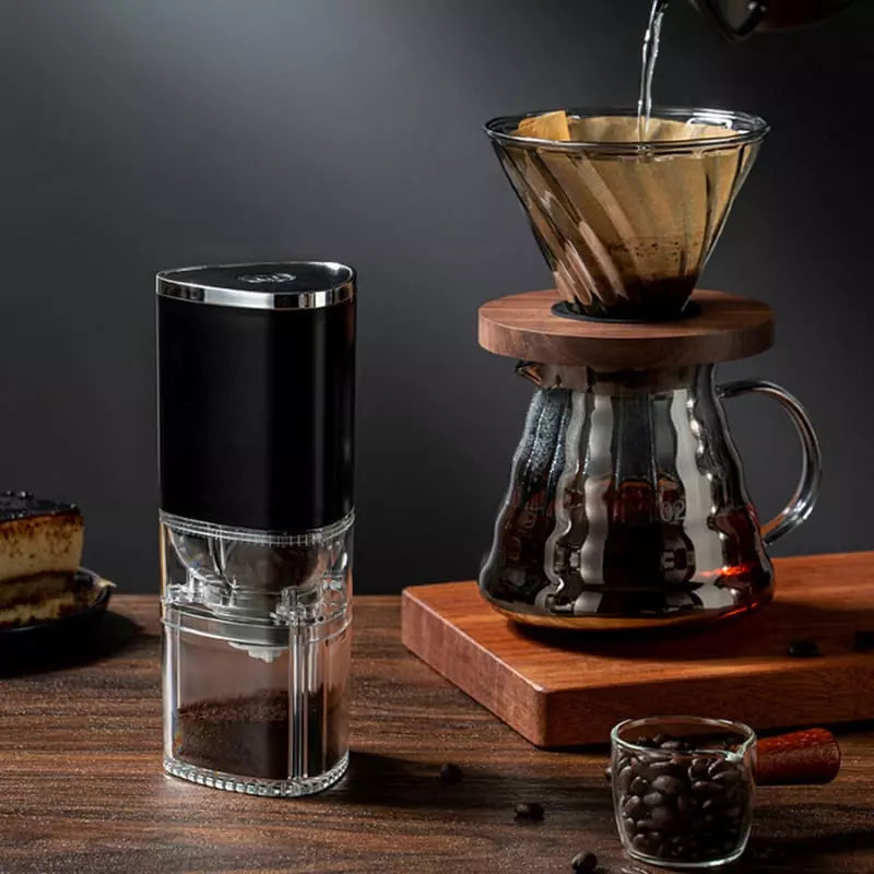 Moedor de Café e Grãos Elétrico Portátil Polihousi 11