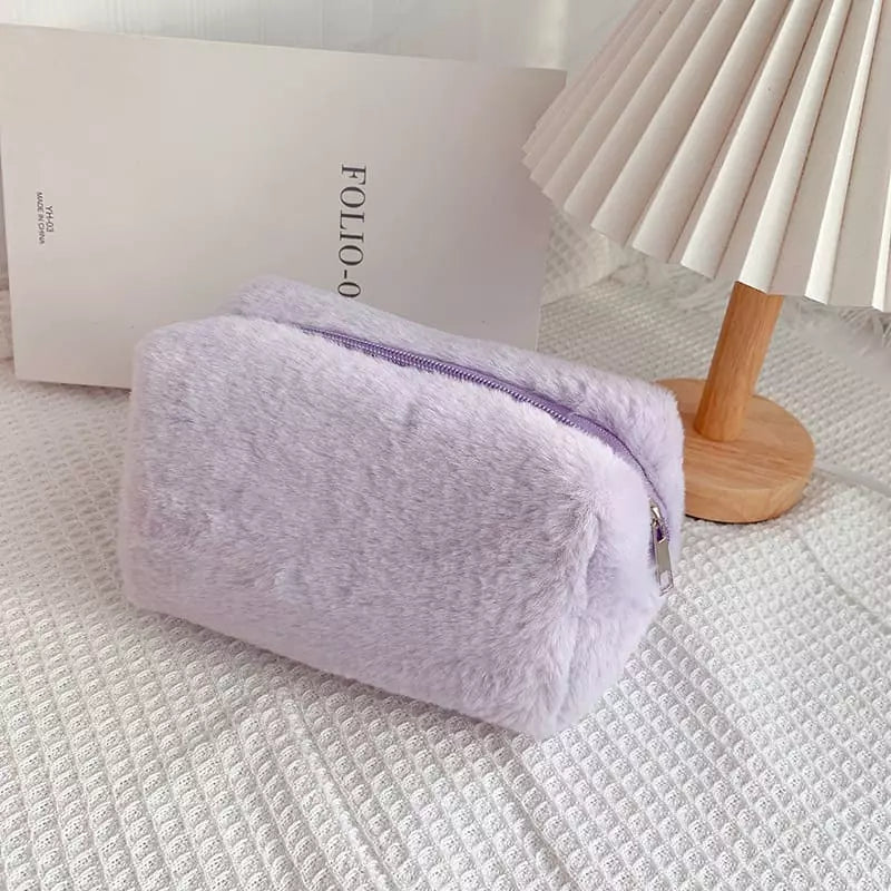 Necessaire Feminina Bolsa de Maquiagem Pequena Algodão Polihousi 3