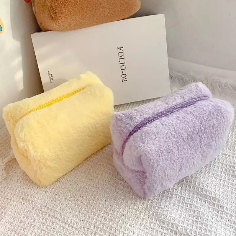 Necessaire Feminina Bolsa de Maquiagem Pequena Algodão Polihousi 6