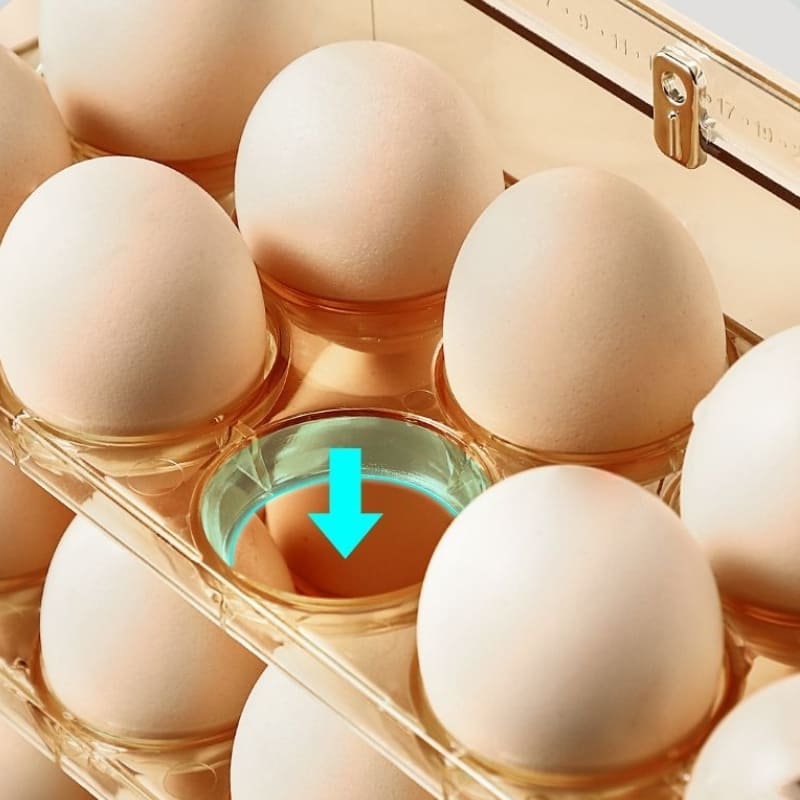 Organizador de Geladeira Porta Ovos 34 Lugares Polihousi 3
