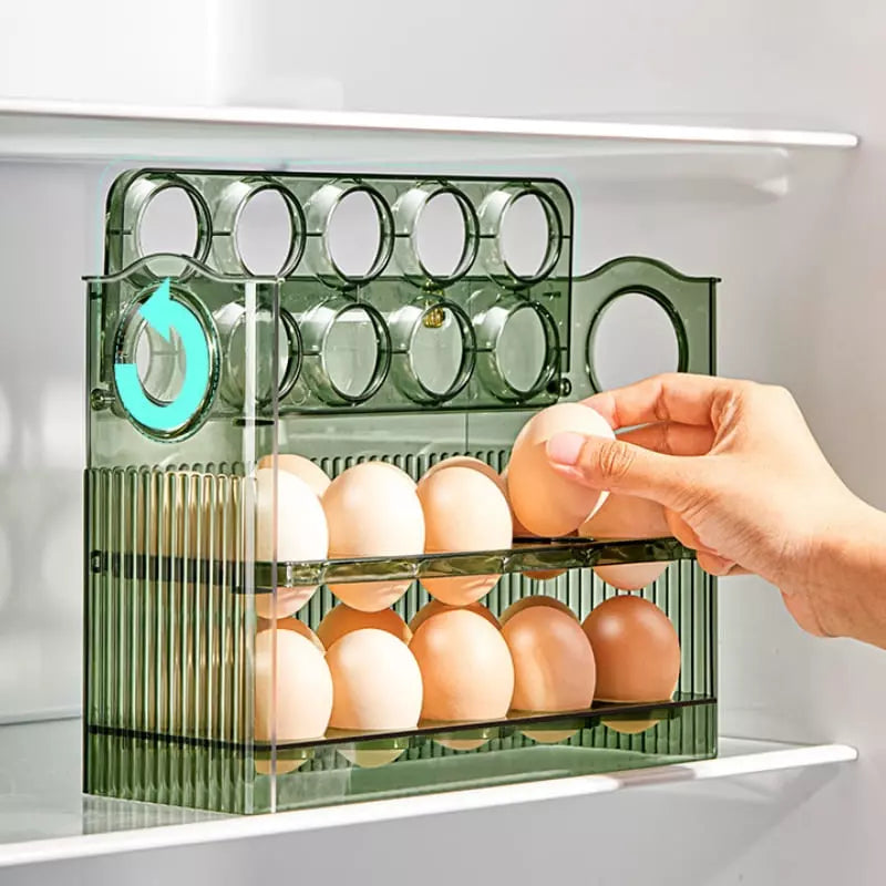 Organizador de Geladeira Porta Ovos 34 Lugares Polihousi 4