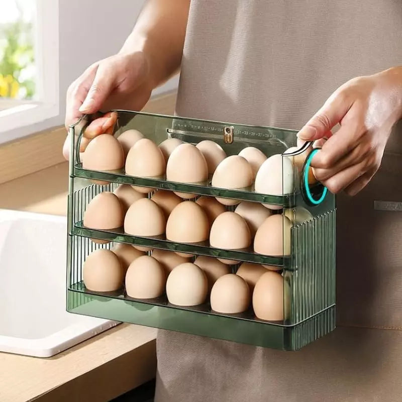 Organizador de Geladeira Porta Ovos 34 Lugares Polihousi 2