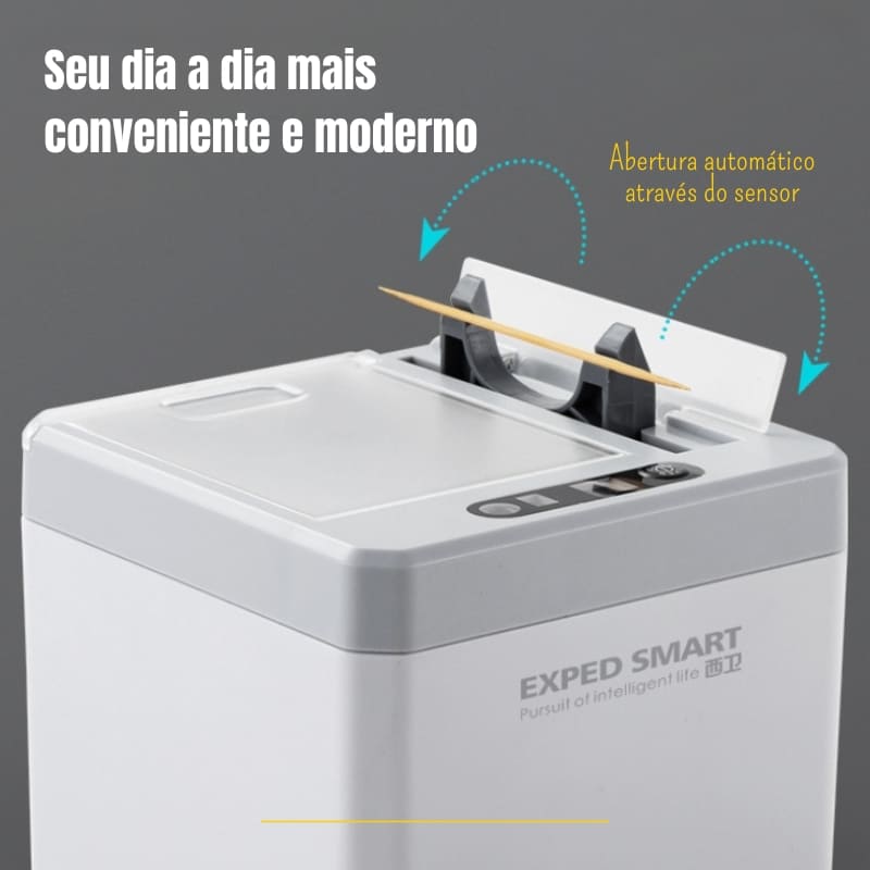 Paliteiro Automático com Sensor Porta Palito de Dentes Polihousi 3