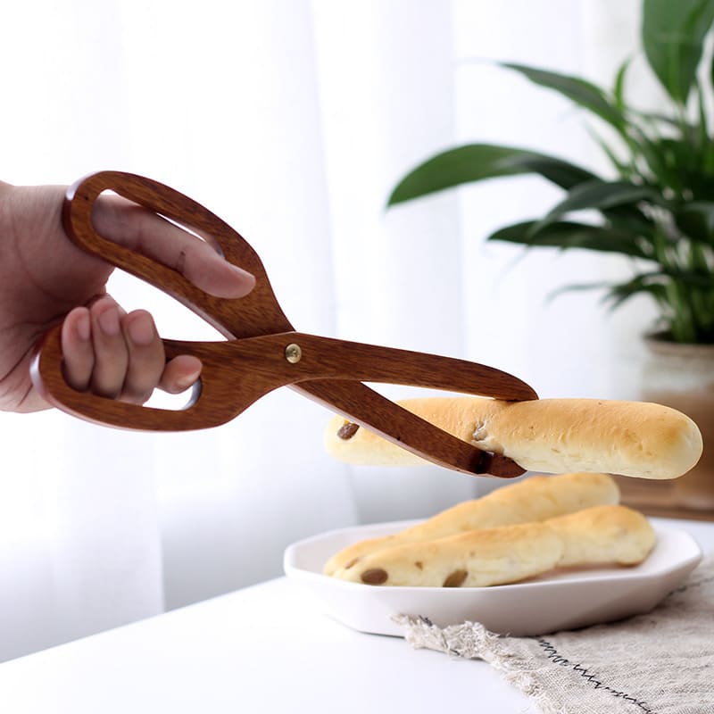 Pegador de Salada Bambu Pinça Multiuso Polihousi 1
