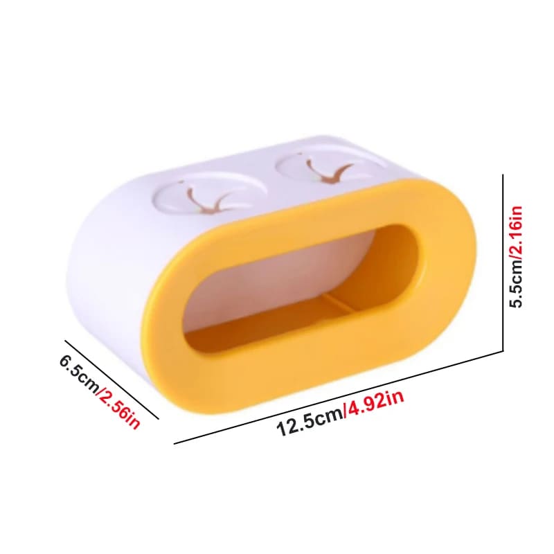 Porta Escova de Dente e Pasta Parede Organizador Polihousi 12