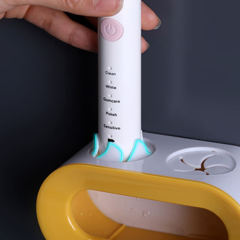 Porta Escova de Dente e Pasta Parede Organizador Polihousi 3