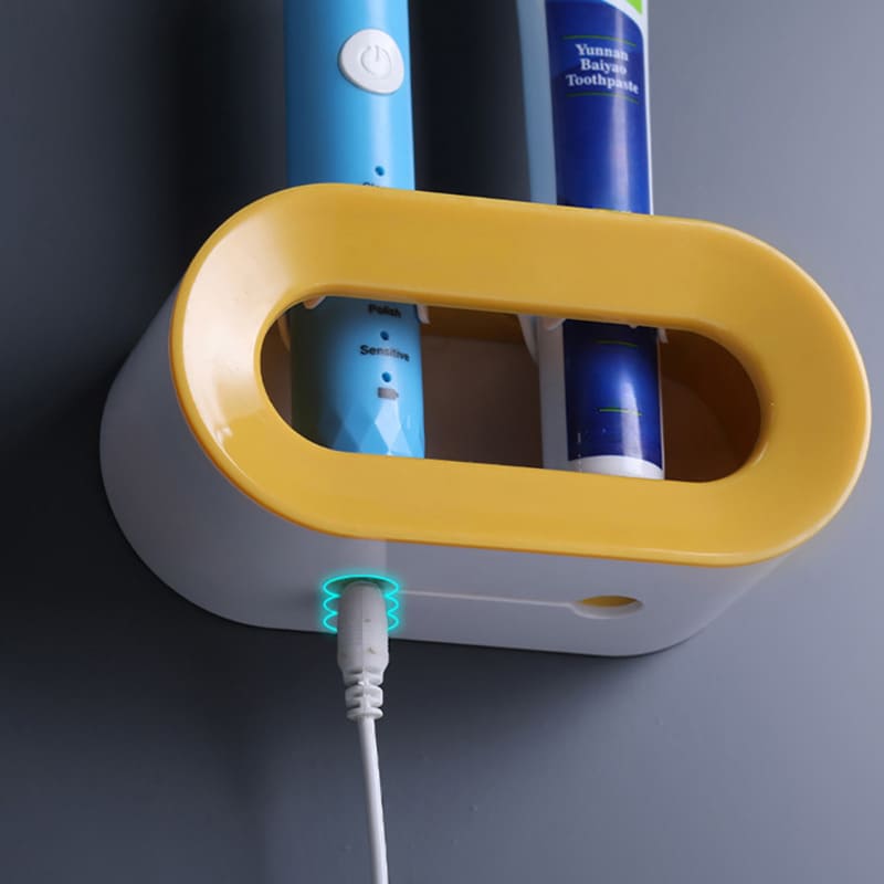 Porta Escova de Dente e Pasta Parede Organizador Polihousi 5