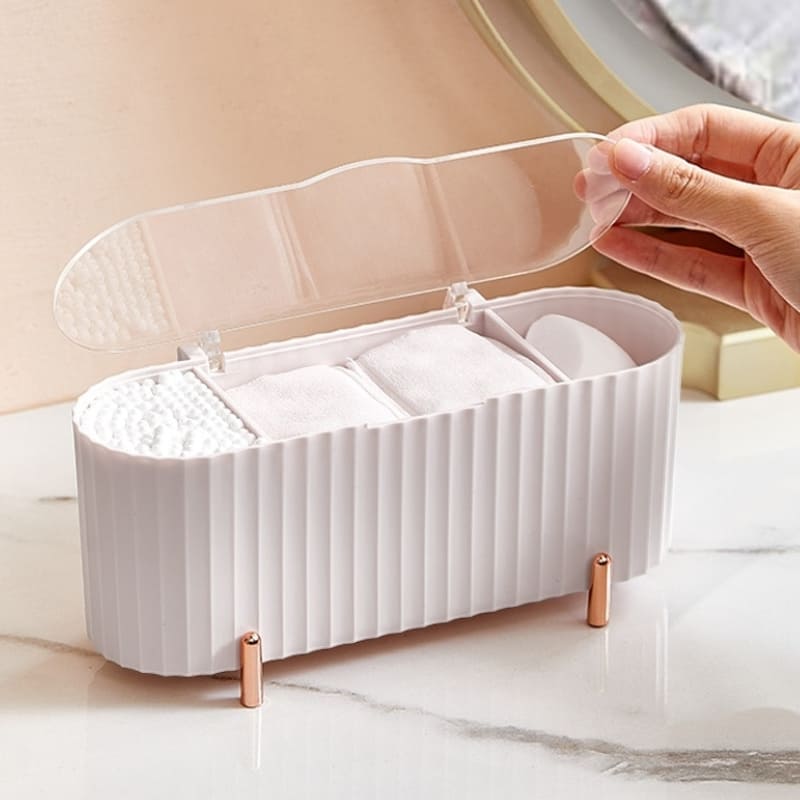 Porta Esponja de Maquiagem e Algodão Decorativo de Luxo Polihousi 10
