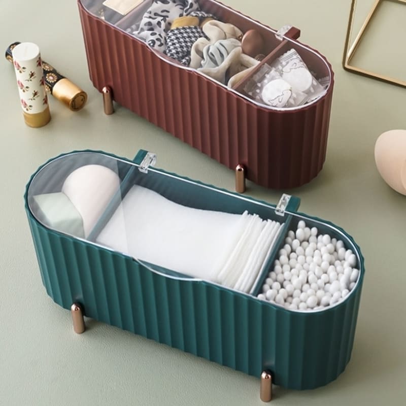 Porta Esponja de Maquiagem e Algodão Decorativo de Luxo Polihousi 11