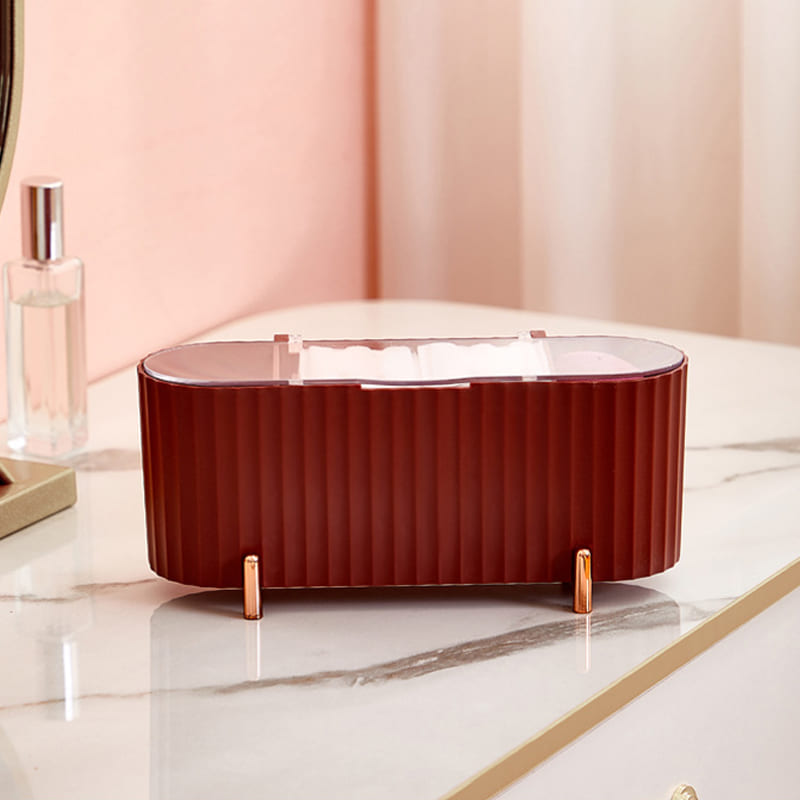 Porta Esponja de Maquiagem e Algodão Decorativo de Luxo Polihousi 4