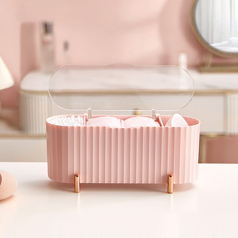 Porta Esponja de Maquiagem e Algodão Decorativo de Luxo Polihousi 6