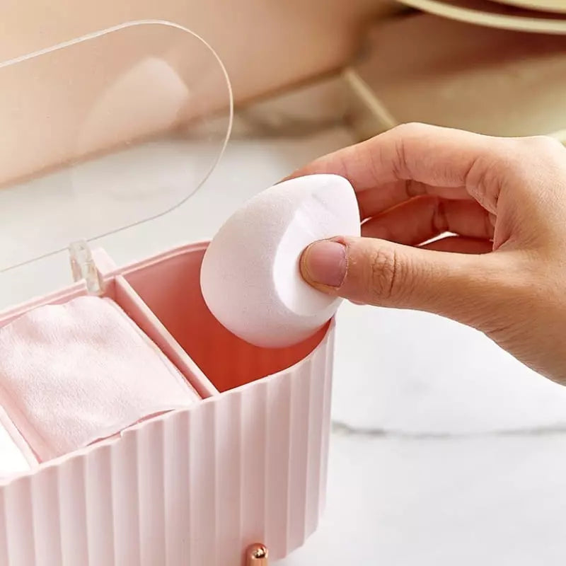 Porta Esponja de Maquiagem e Algodão Decorativo de Luxo Polihousi 7