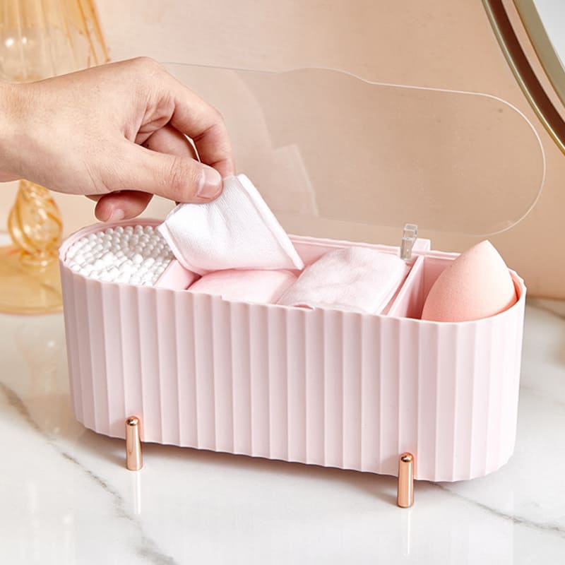 Porta Esponja de Maquiagem e Algodão Decorativo de Luxo Polihousi 9