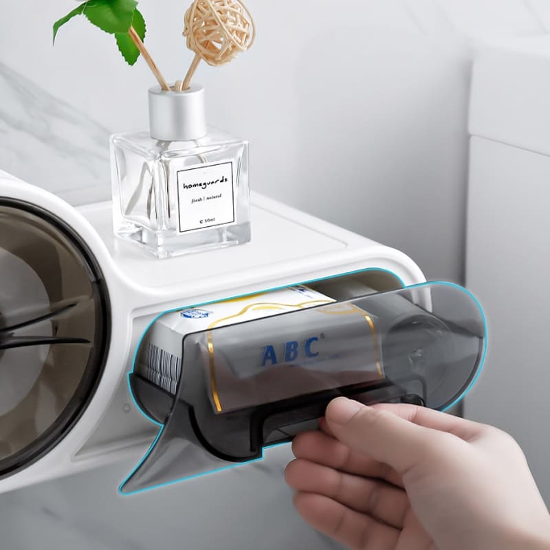 Porta Papel Higiênico Suporte Papel Higiênico com Gaveta Polihousi 8