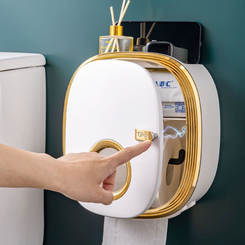 Porta Papel Higiênico de Parede Suporte Papel Higiênico Polihousi 3